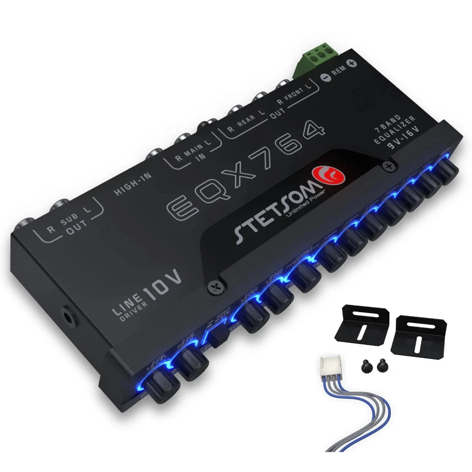 Stetsom EQX764 - 7 Band EQ Equalizer + Same Day Shipping from USA!