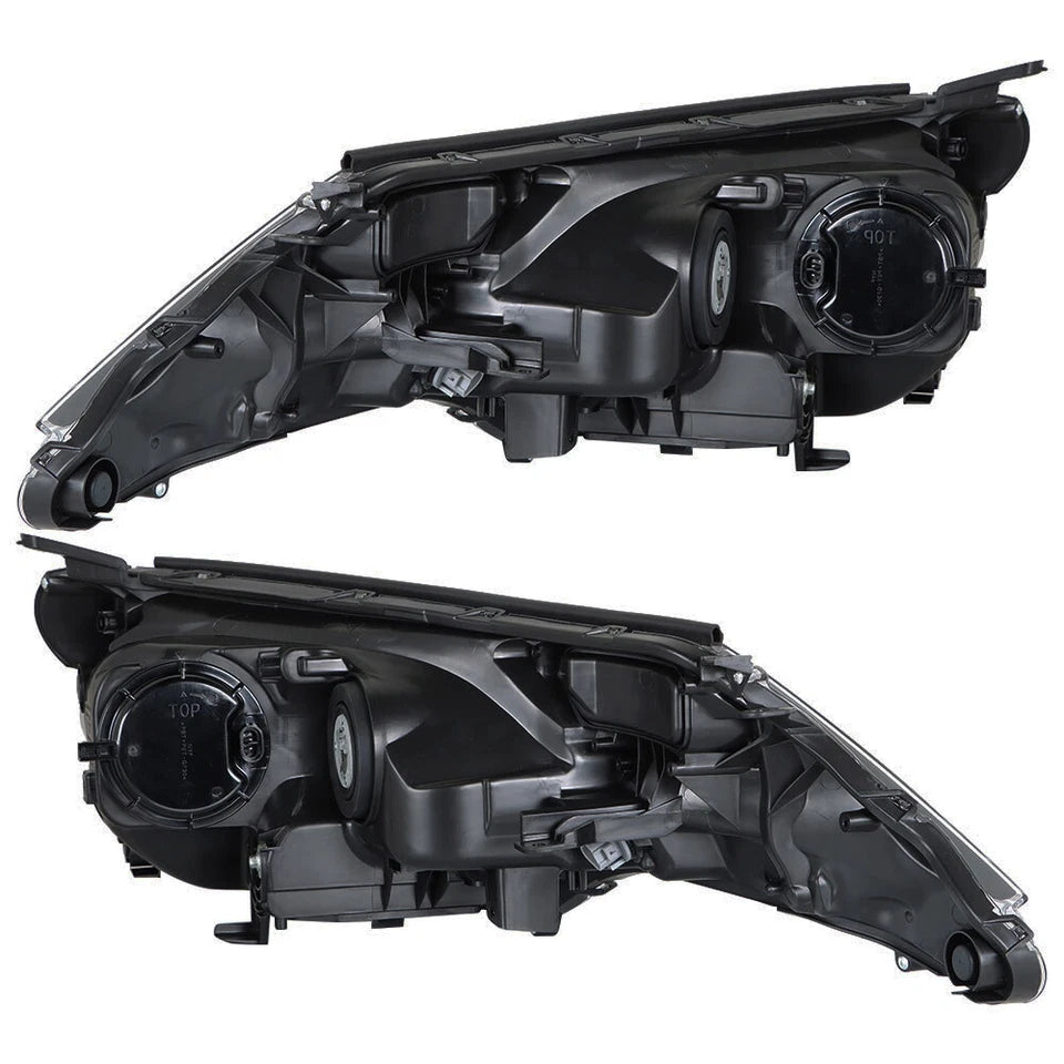 Left+Right Headlights For Toyota RAV4 2013-2015 Halogen Factory Black