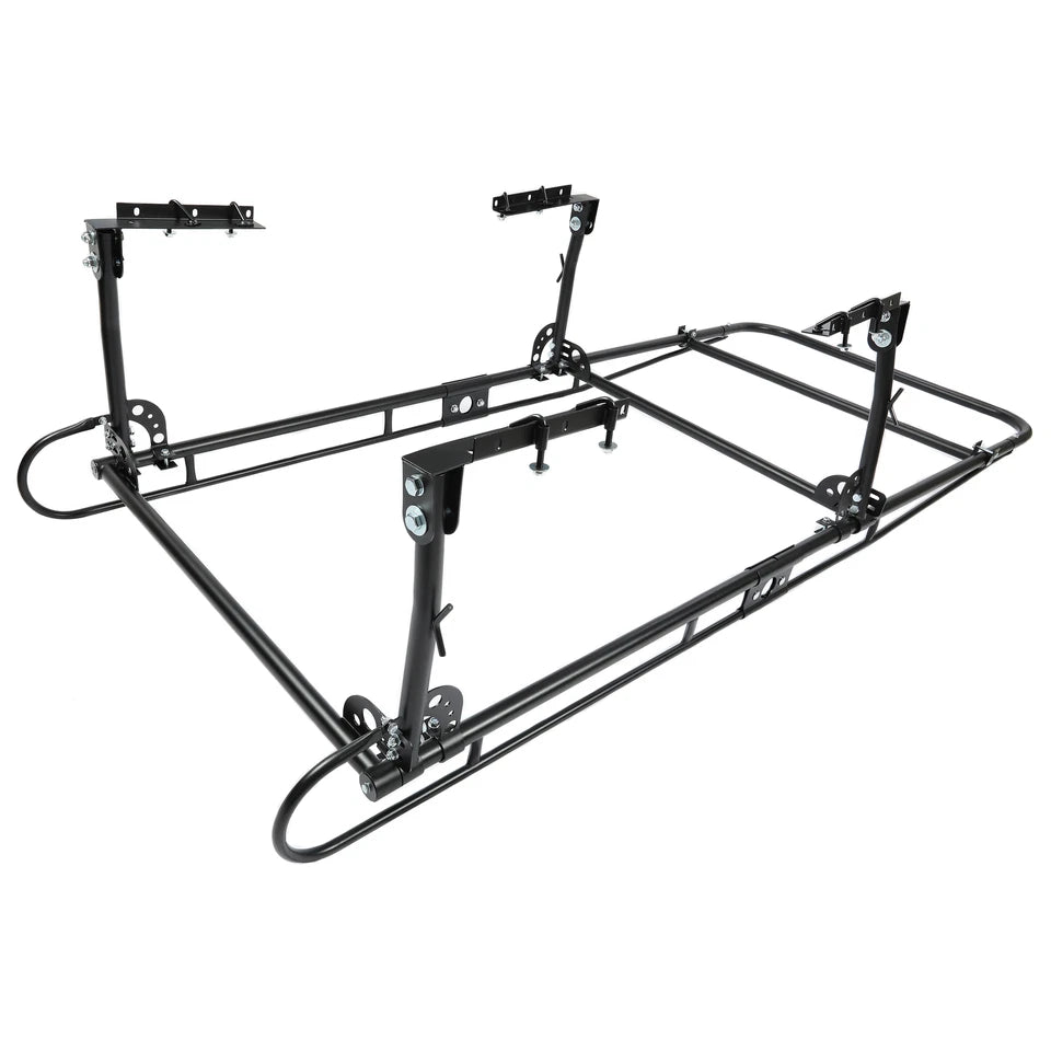 1000 LBS Adjustable 58"-69" Universal Truck Bed Ladder Rack Lumber Utility Kayak