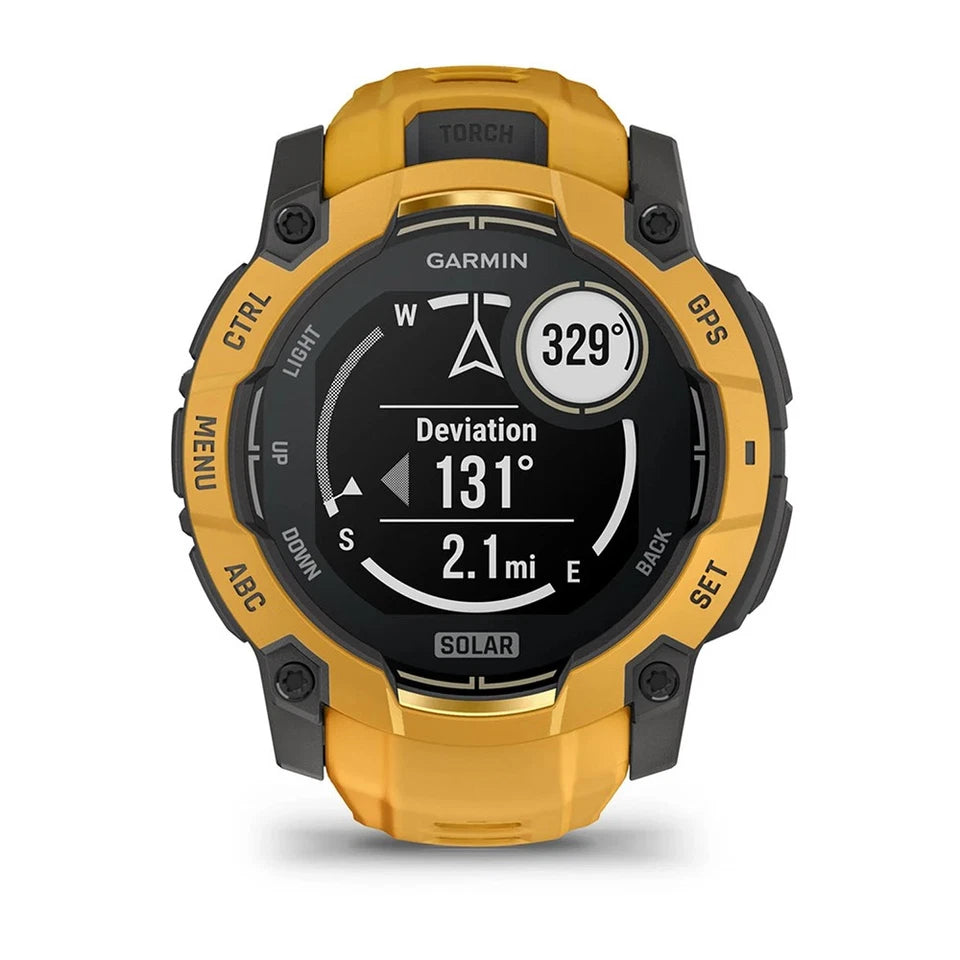 Garmin Instinct 3 - 50 mm GPS Smartwatch SOLAR Sunburst