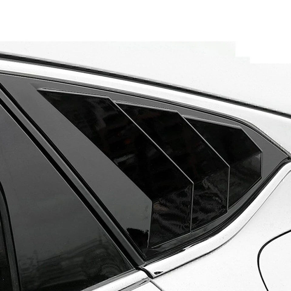 For 2018-2021 Honda Accord Side Window Louvers Cover Glossy Car Auto Accessories