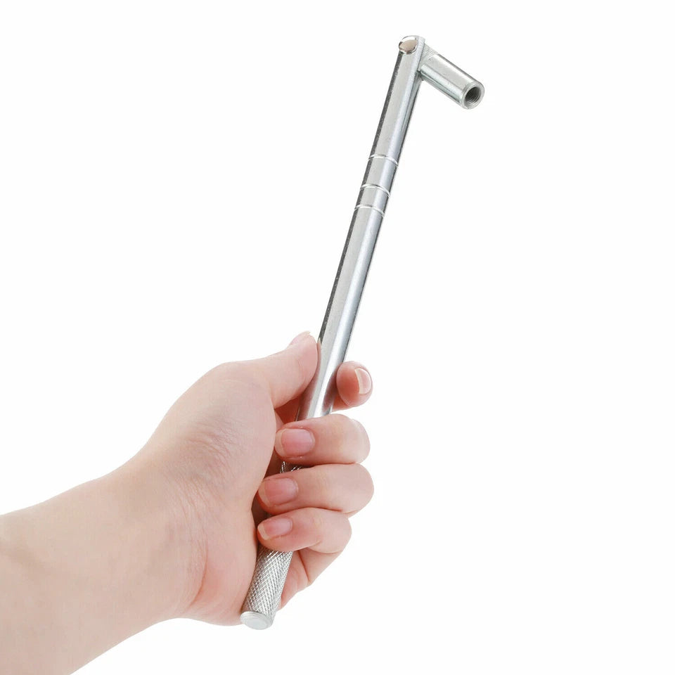 Valve Stem Puller Tool Installer HD Chrome Car Tire Plug Remover Core Repair US