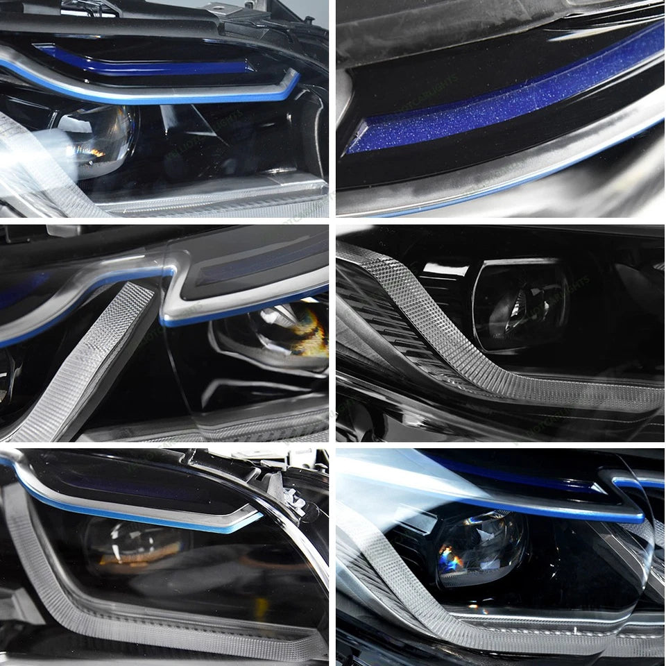Retrofit LED Headlight Assembly For BMW 5 Series F10 F11 2009-2013 Xenon Halogen