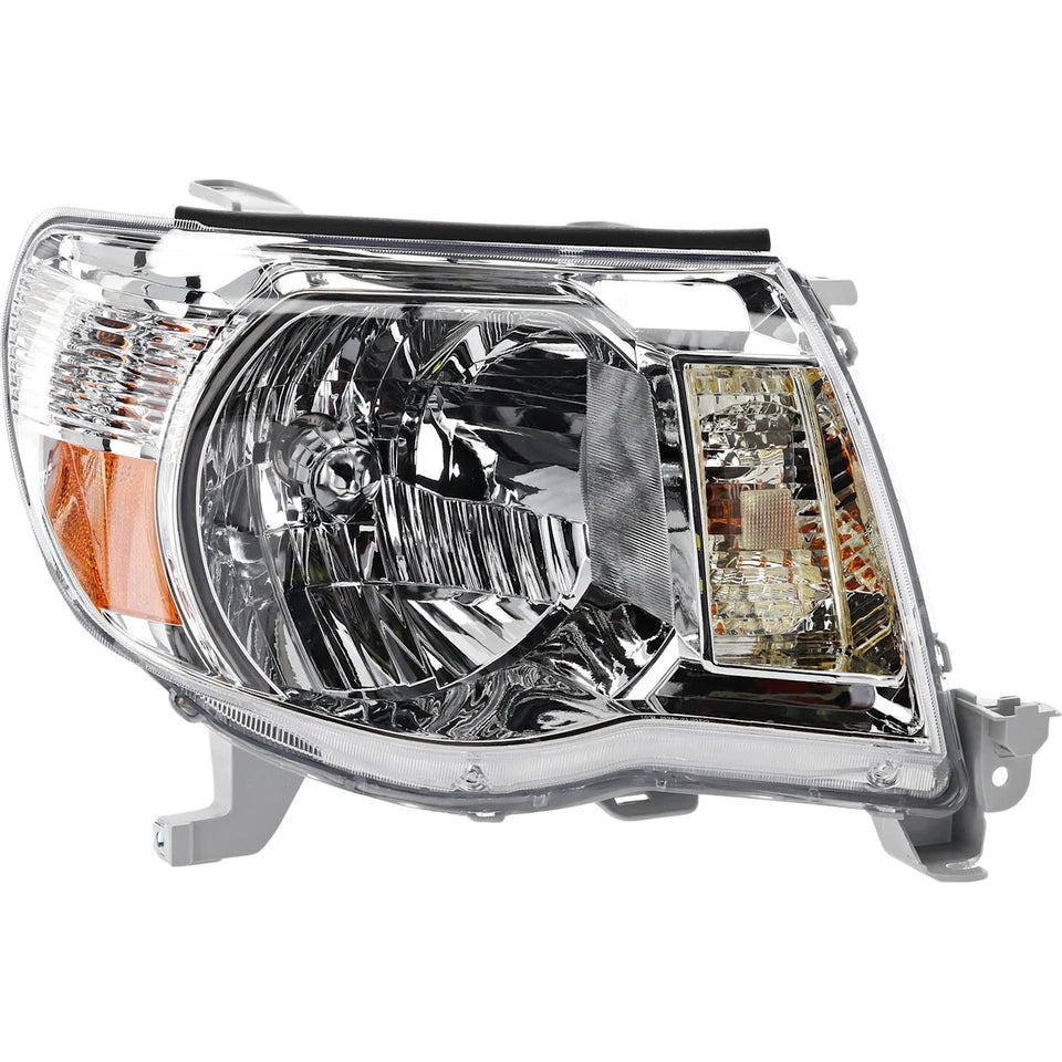 Headlight Set For 2005-2011 Toyota Tacoma Left and Right Halogen With Bulb 2Pc
