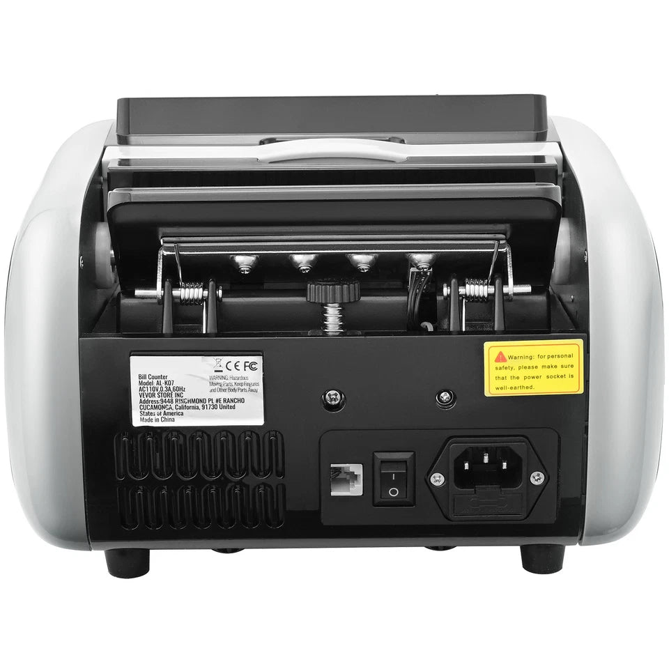 Money Counter Machine Bill Counter with UV MG IR DD Counterfeit Detection