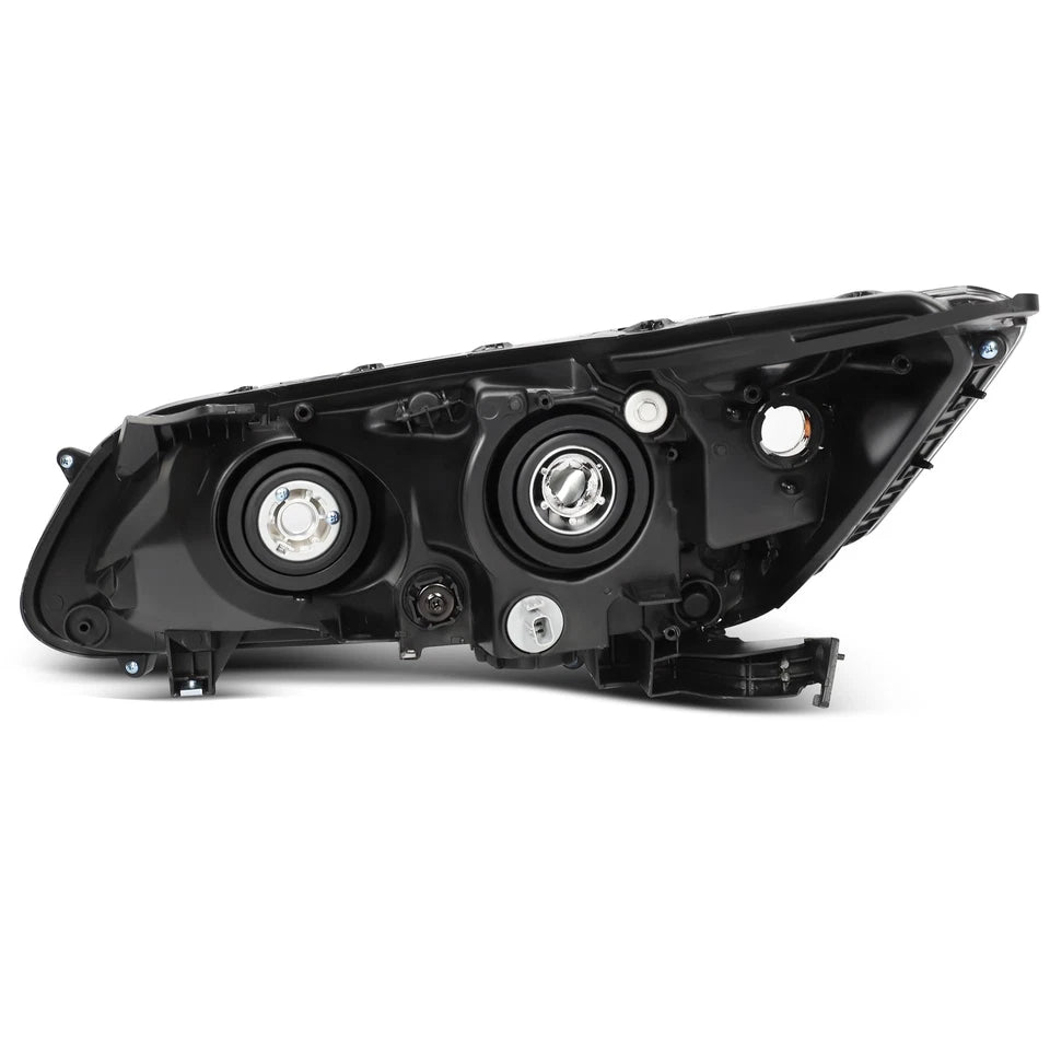 PAIR LED DRL Projector Headlights For Honda Accord Sedan EX-L 3.5L V6 2013-2015