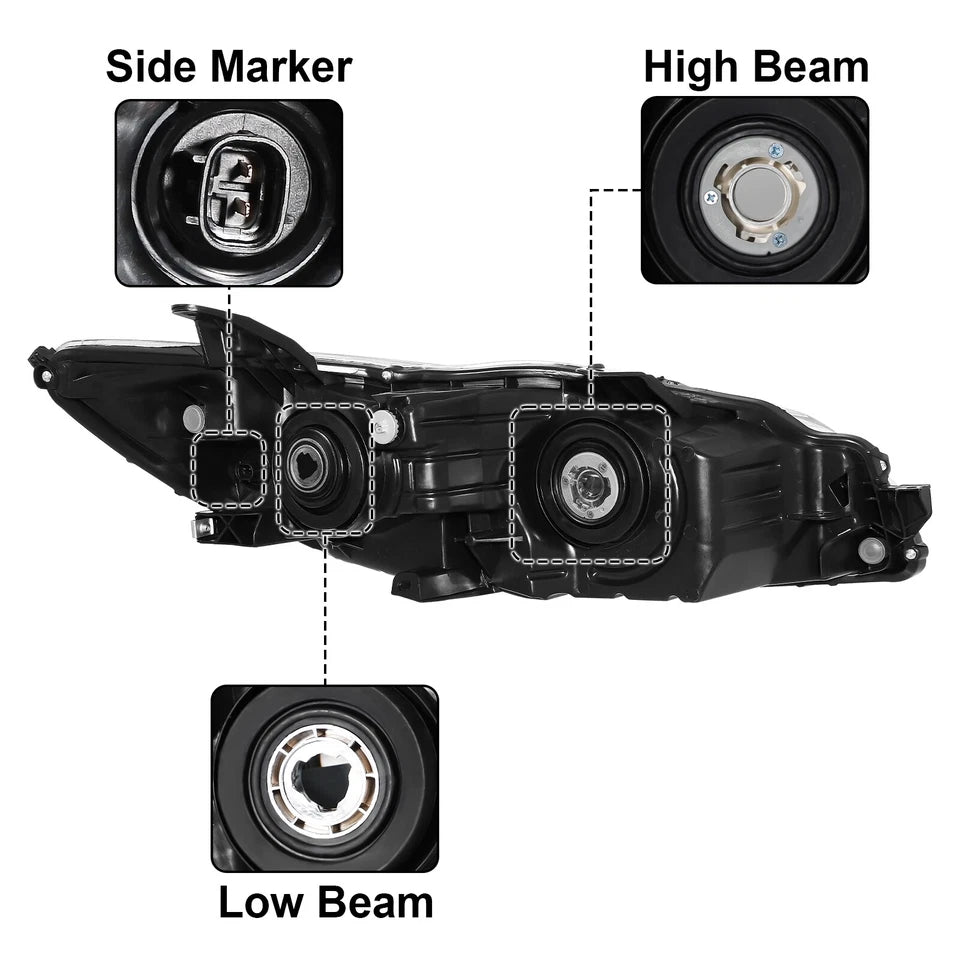 For 2015 2016 2017 Toyota Camry LE SE XLE XSE Projector Headlamps Headlights