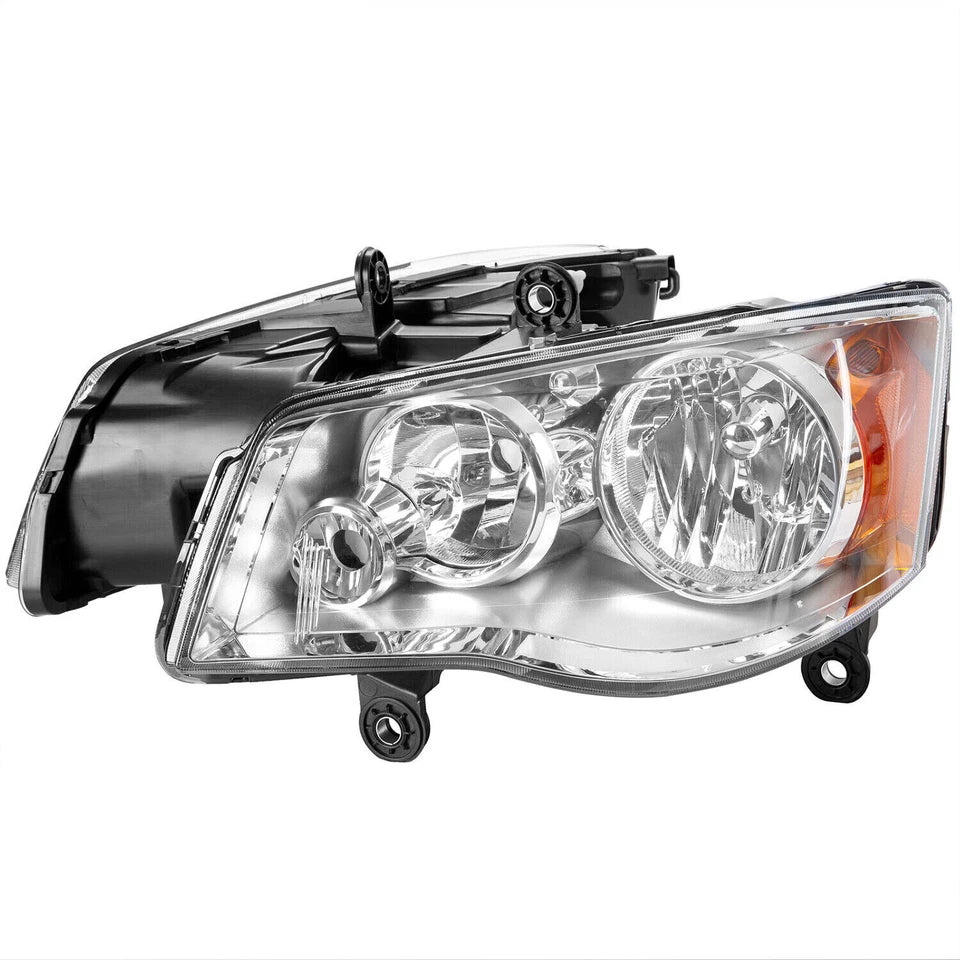 2Pcs Headlight For 2008-2016 Chrysler Town&Country 2011-2020 Dodge Grand Caravan