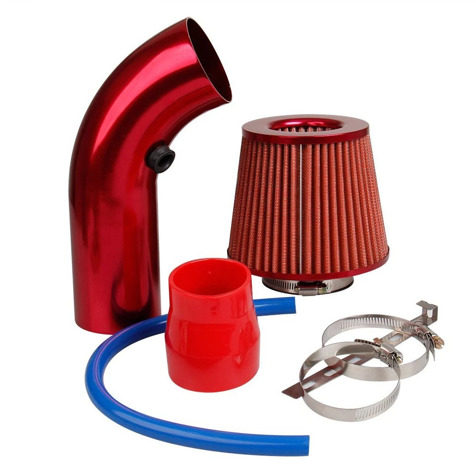 3inch Cold Air Intake Filter Pipe Induction Kit Power Flow Hose System Car Parts