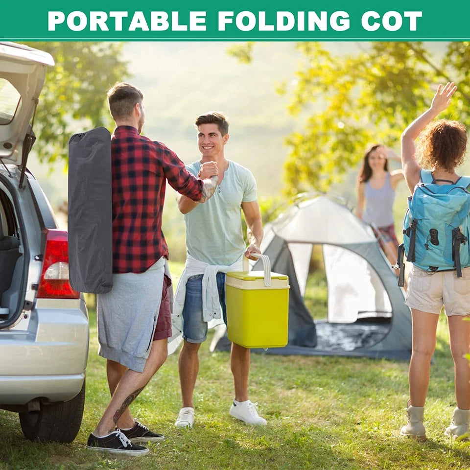 Camping Cot for Adults, Heavy-Duty Comfortable Military Army Mattress Cot & Bag