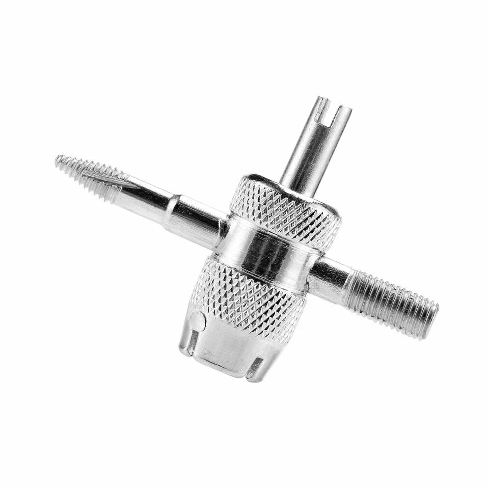 Valve Stem Puller Tool Installer HD Chrome Car Tire Plug Remover Core Repair US