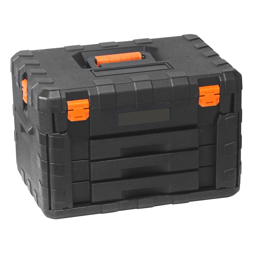 Mechanics Tool Set and Socket Set 1/4in 3/8in 1/2 in Drive Sockets 450Pcs