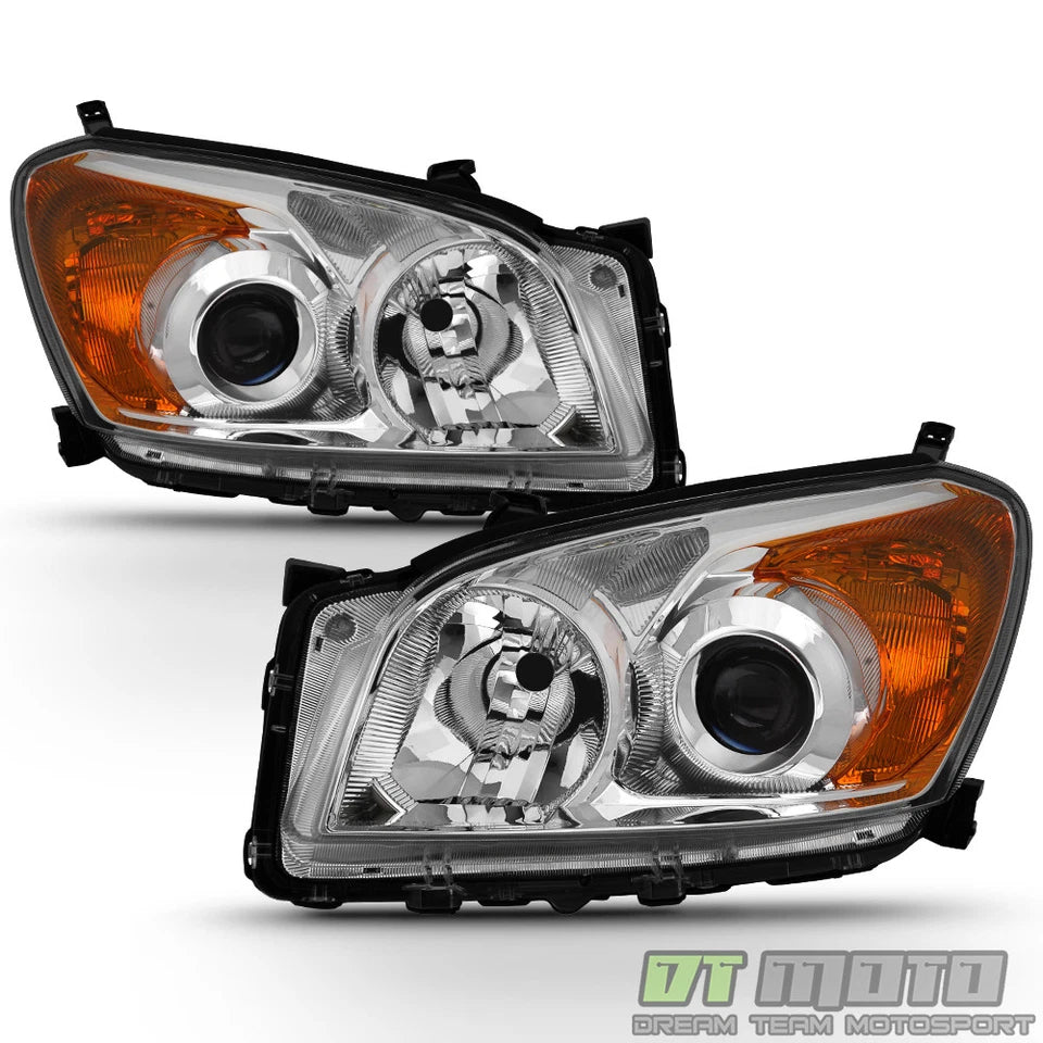 For 2009 2010 2011 2012 Toyota RAV4 RAV-4 Projector Headlights lamps Left+Right