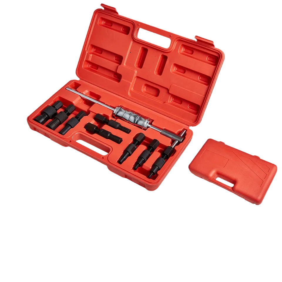 9Pc/Set Inner Bearing Puller Remover Blind Hole Slide Hammer Internal Kit 8-32mm