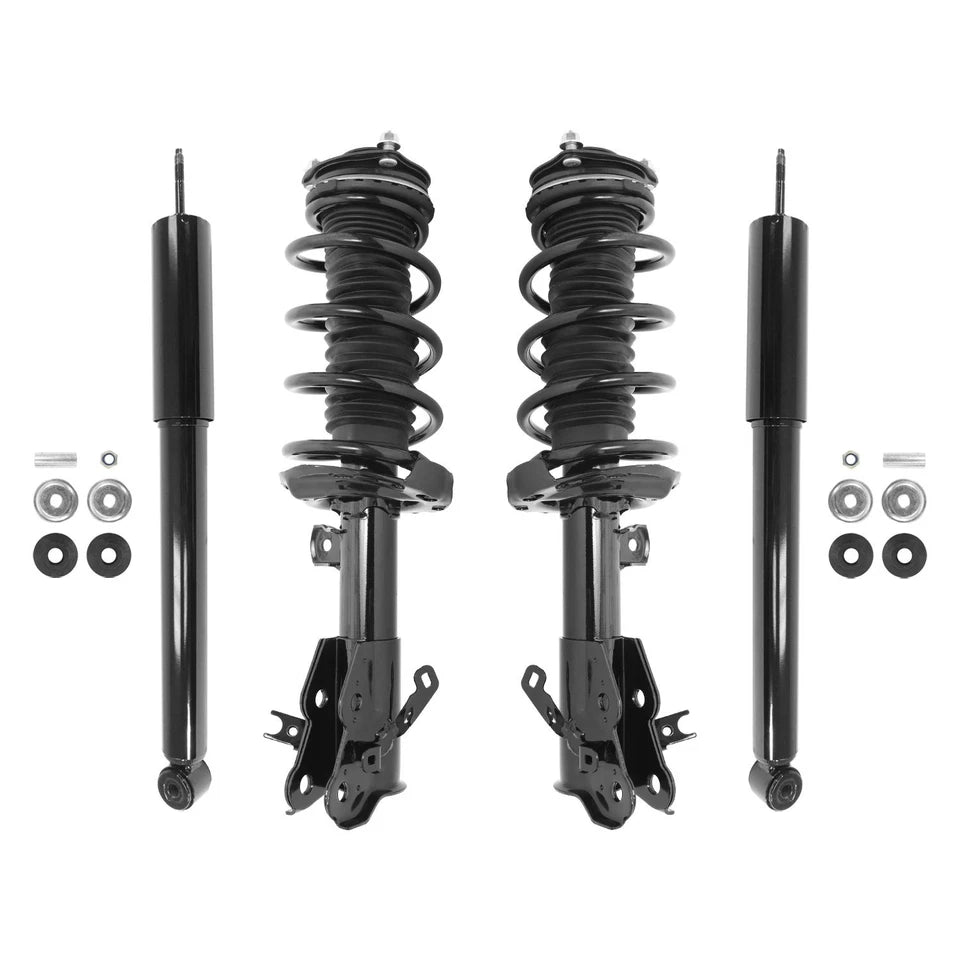 Front Complete Struts & Rear Shock Absorbers for 2013-2015 Honda Civic Sedan