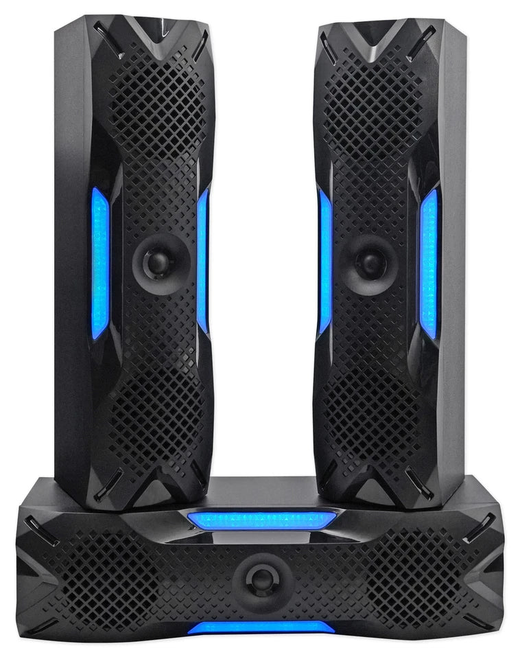 Rockville HTS56 1000w 5.1 Channel Home Theater System/Bluetooth/USB+8" Subwoofer
